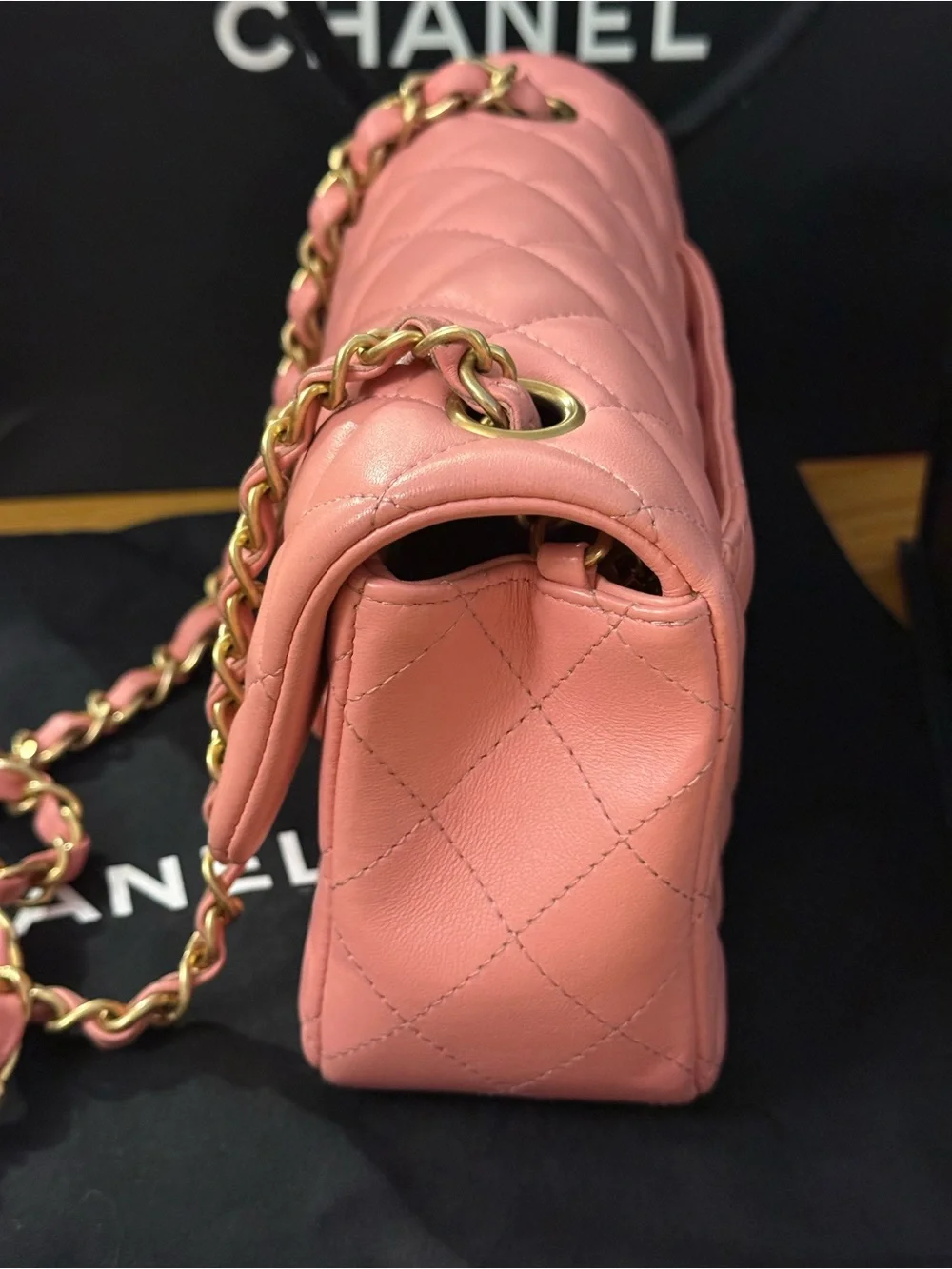 CHANEL gold hardware